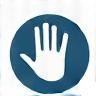 Hand outline icon representing handmade craft